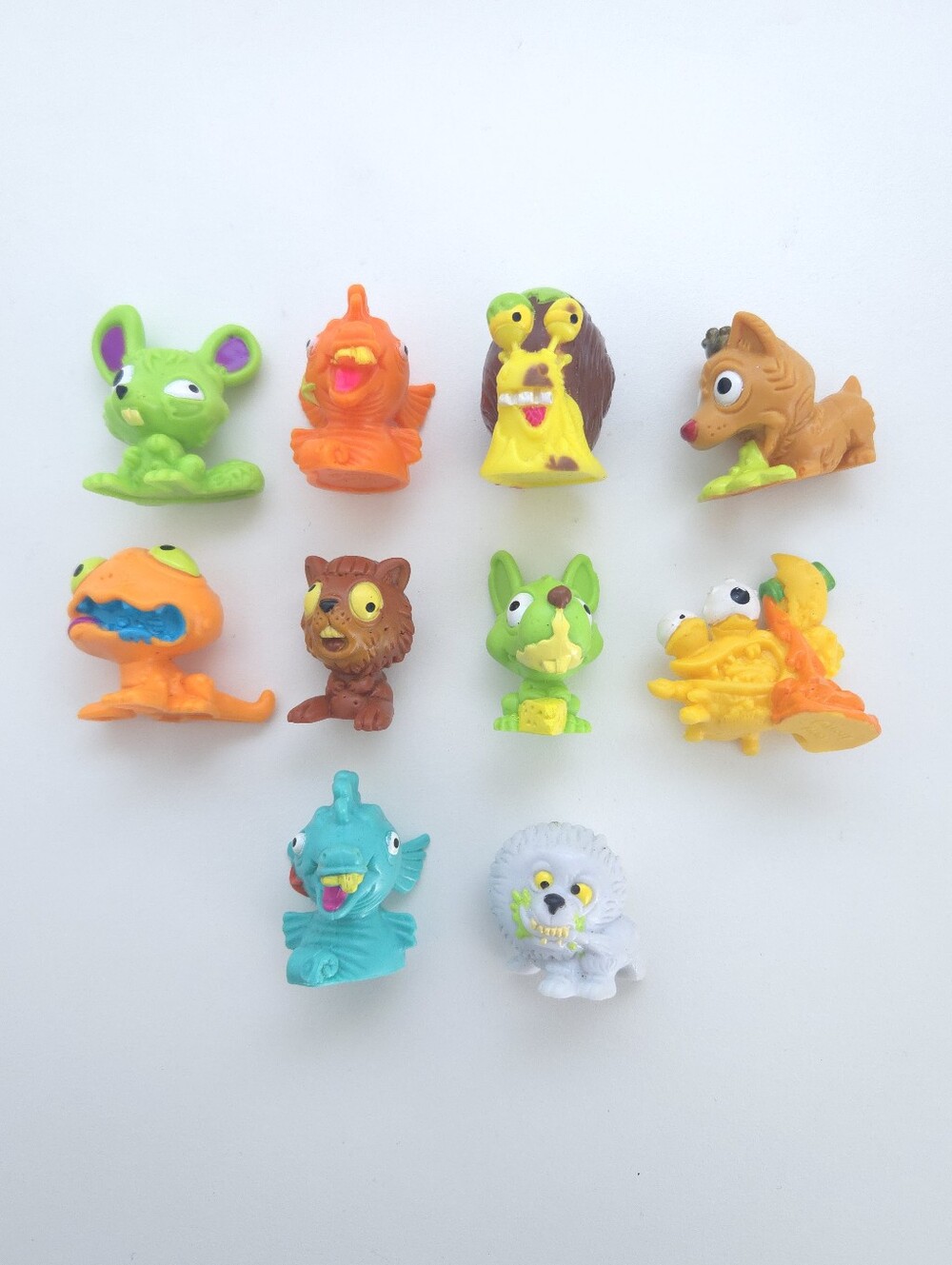 Moose Toys The Ugglys Pet Shop Lot of 10 Ugly Pet Mini Figures